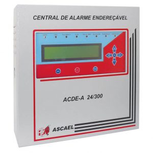 central de alarme de incêndio acde 24/300