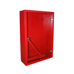 Caixa para mangueira com porta de vidro
