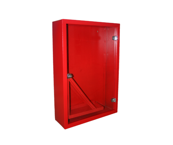 Caixa para mangueira com porta de vidro